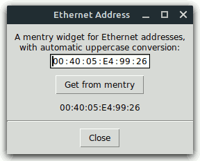 Ethernet Address